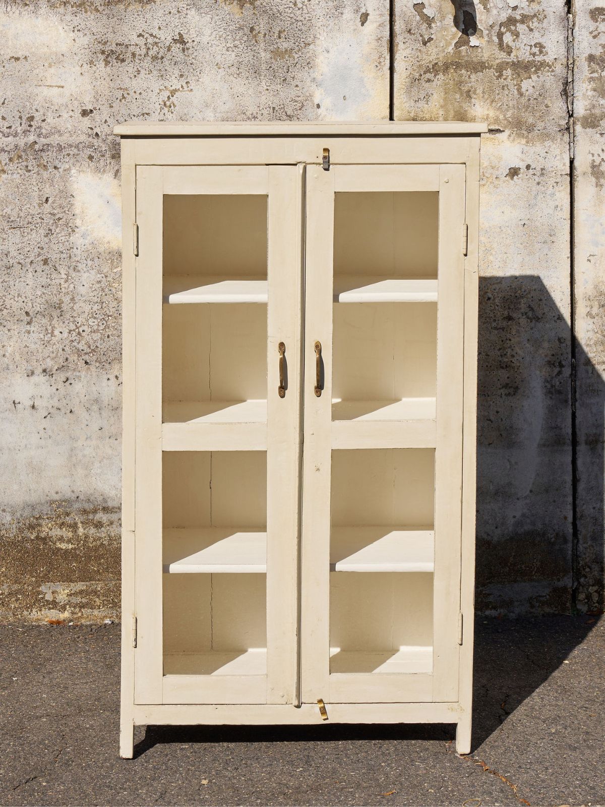 White Glass Cabinet