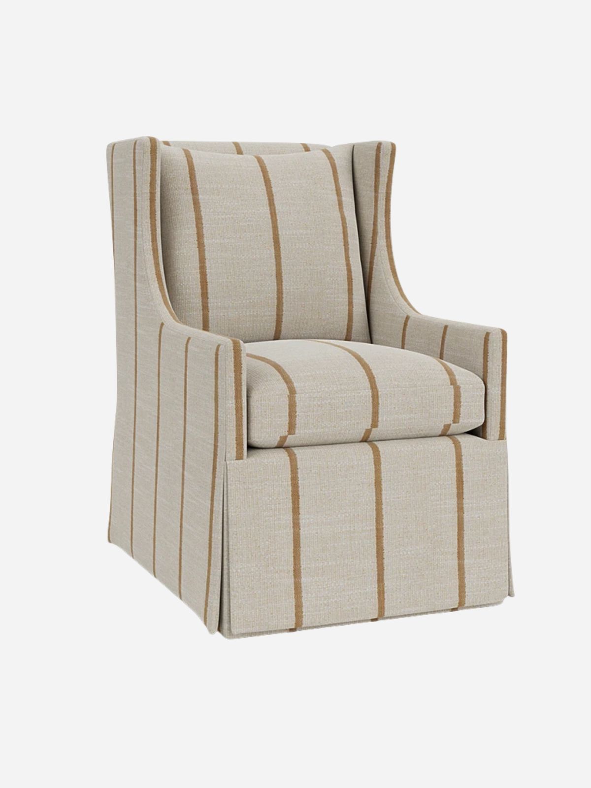 Amber Falls Skirted Swivel Chair