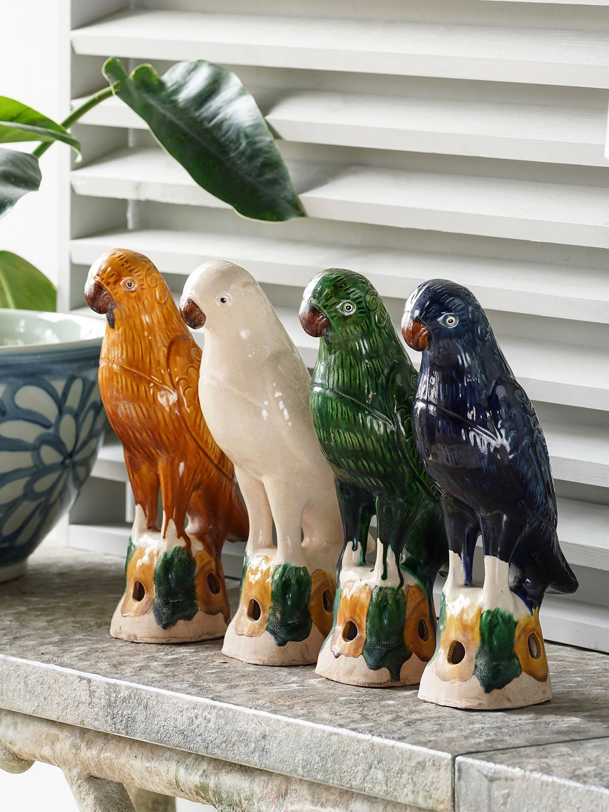 Jingdezhen Hand-Painted Porcelain Bird