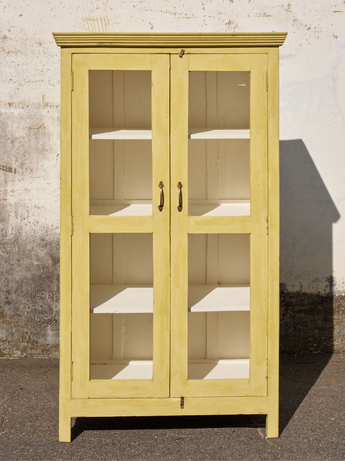 Vintage Yellow Cabinet