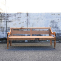 Antique Teakwood Javanese Bench