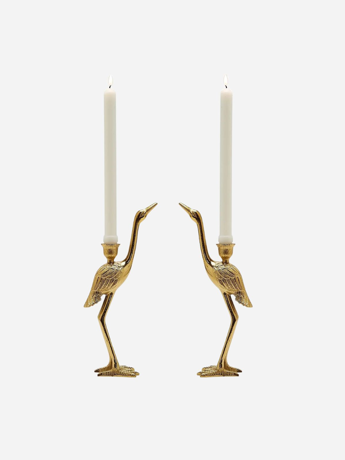 Crane Candle Holder