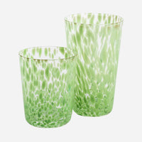 Gigi Speckled Green Highball Glass Set of 6