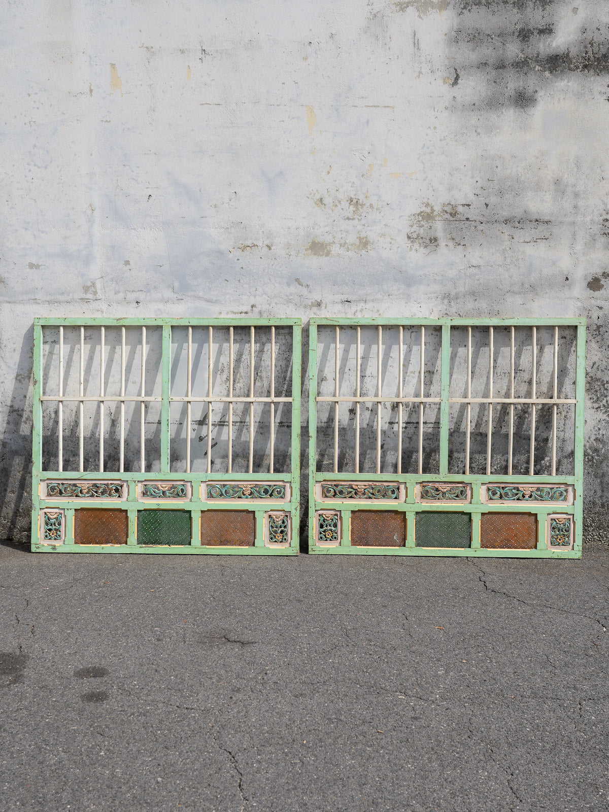 Turquoise Rice Paddy Panel