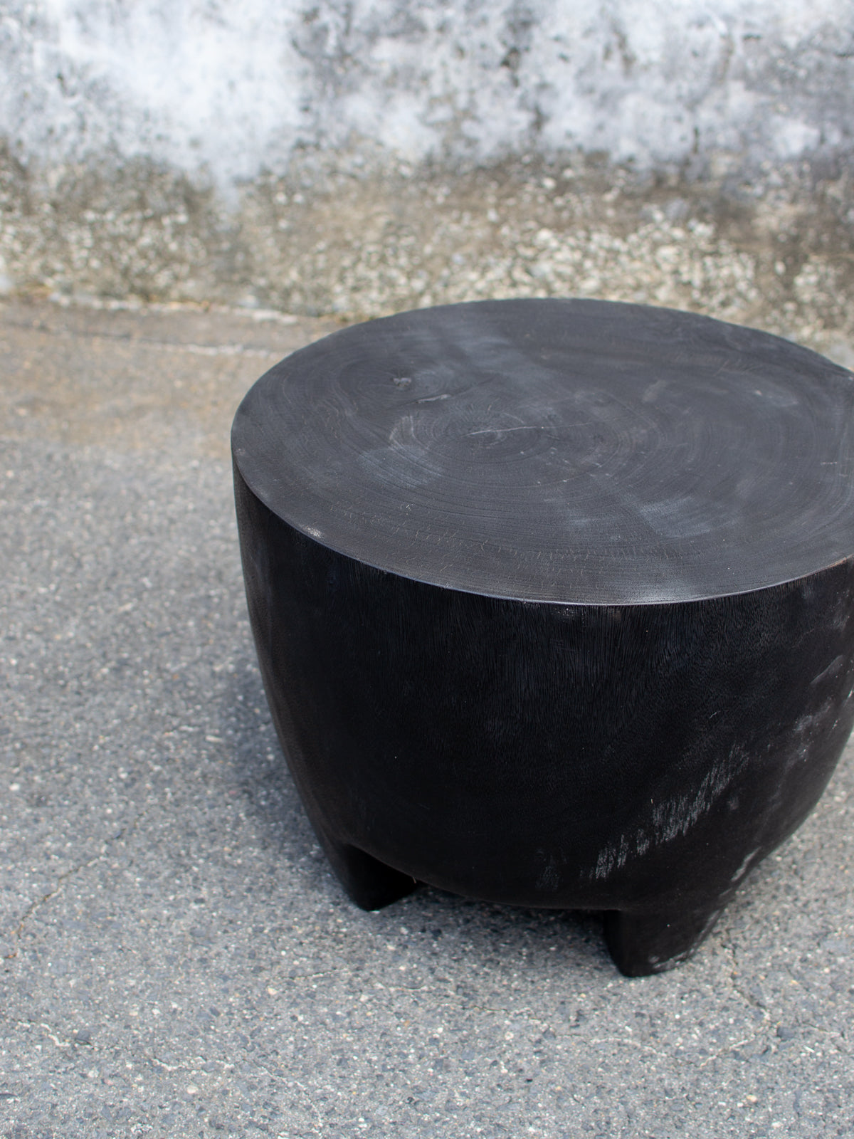 Black Drum Round Coffee Table