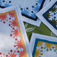 Starburst Lapis Cocktail Napkin, Set of 4