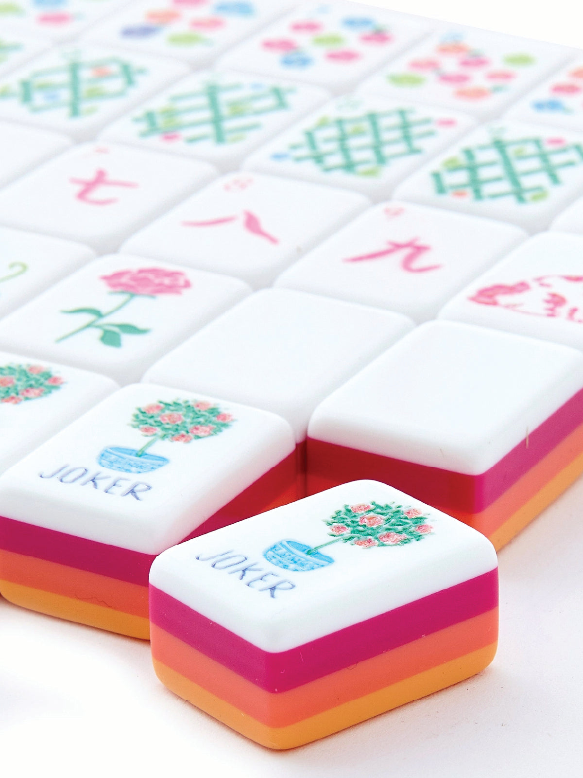 Sunset Mahjong Tiles