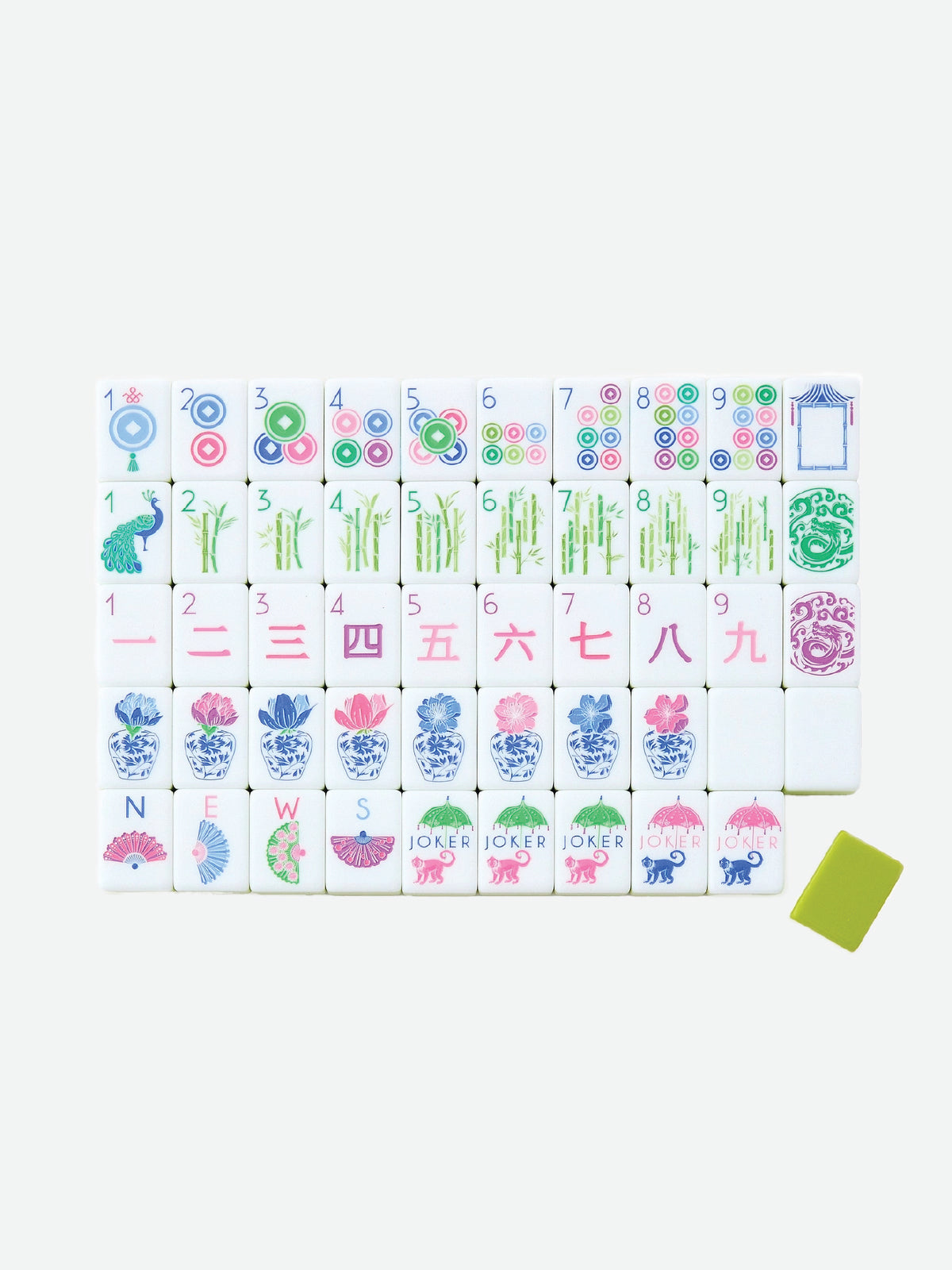 Limoncello Mahjong Tiles