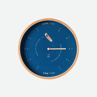 Surf Blue Wood Time Clock