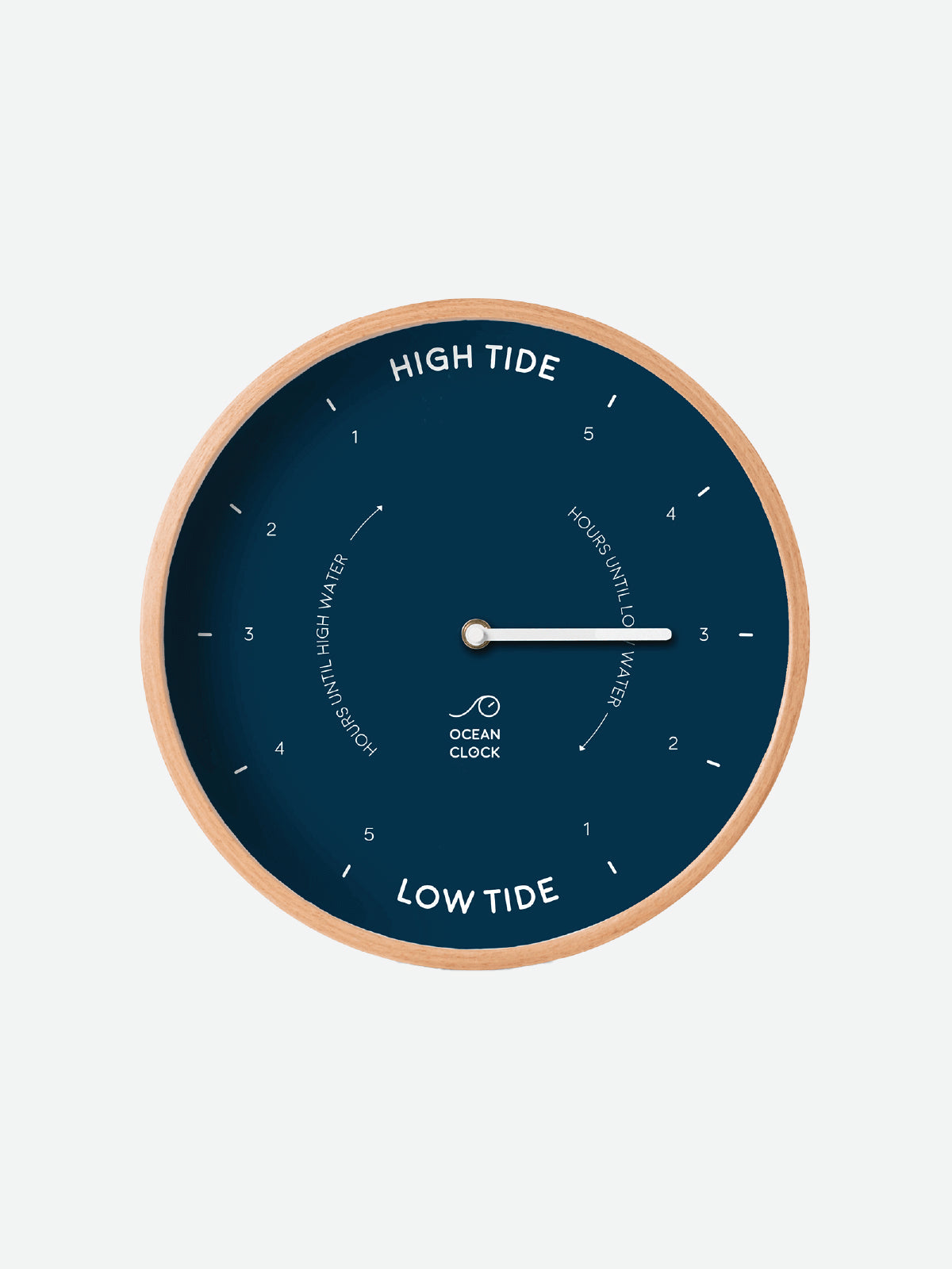 Navy Blue Tide Clock