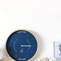 Navy Blue Tide Clock