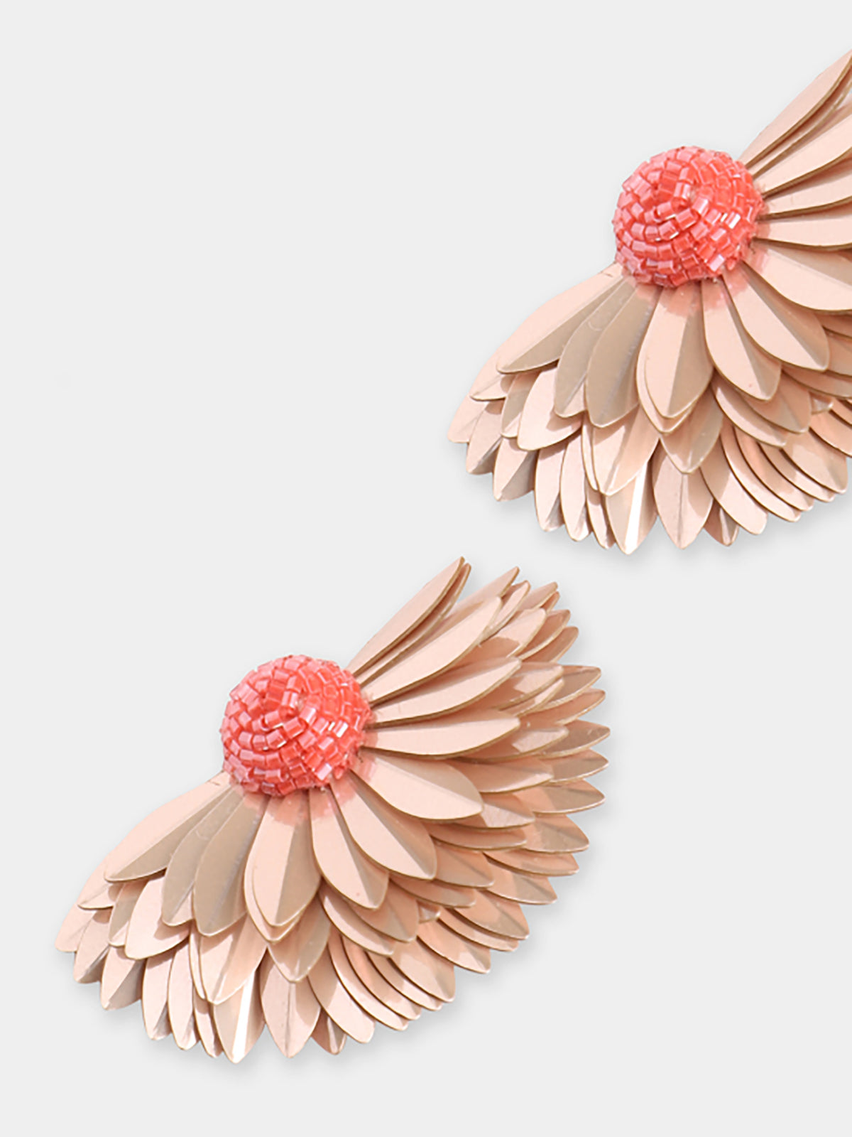 Marigold Earrings in Beige