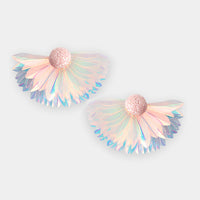 Marigold Earrings in Light Pink