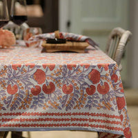 Ivory Cactus Flower Tablecloth