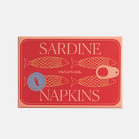 Sardine Cocktail Napkins, Set of 4