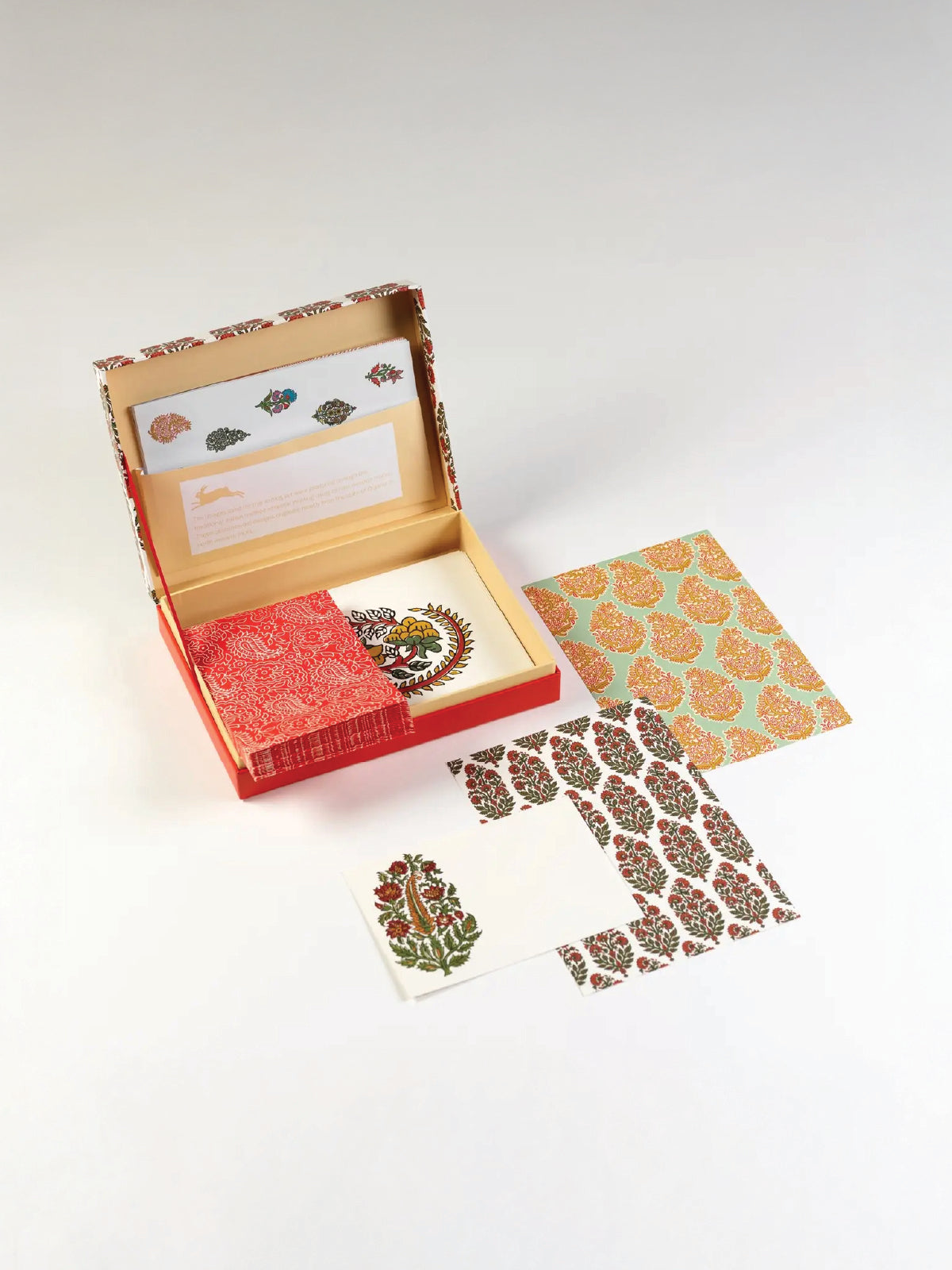 Indian Block Print Letter Writing Set