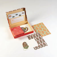 Indian Block Print Letter Writing Set