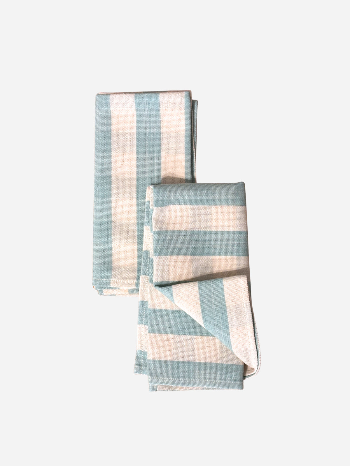 Celadon Green Stripe Napkin, Set of 2