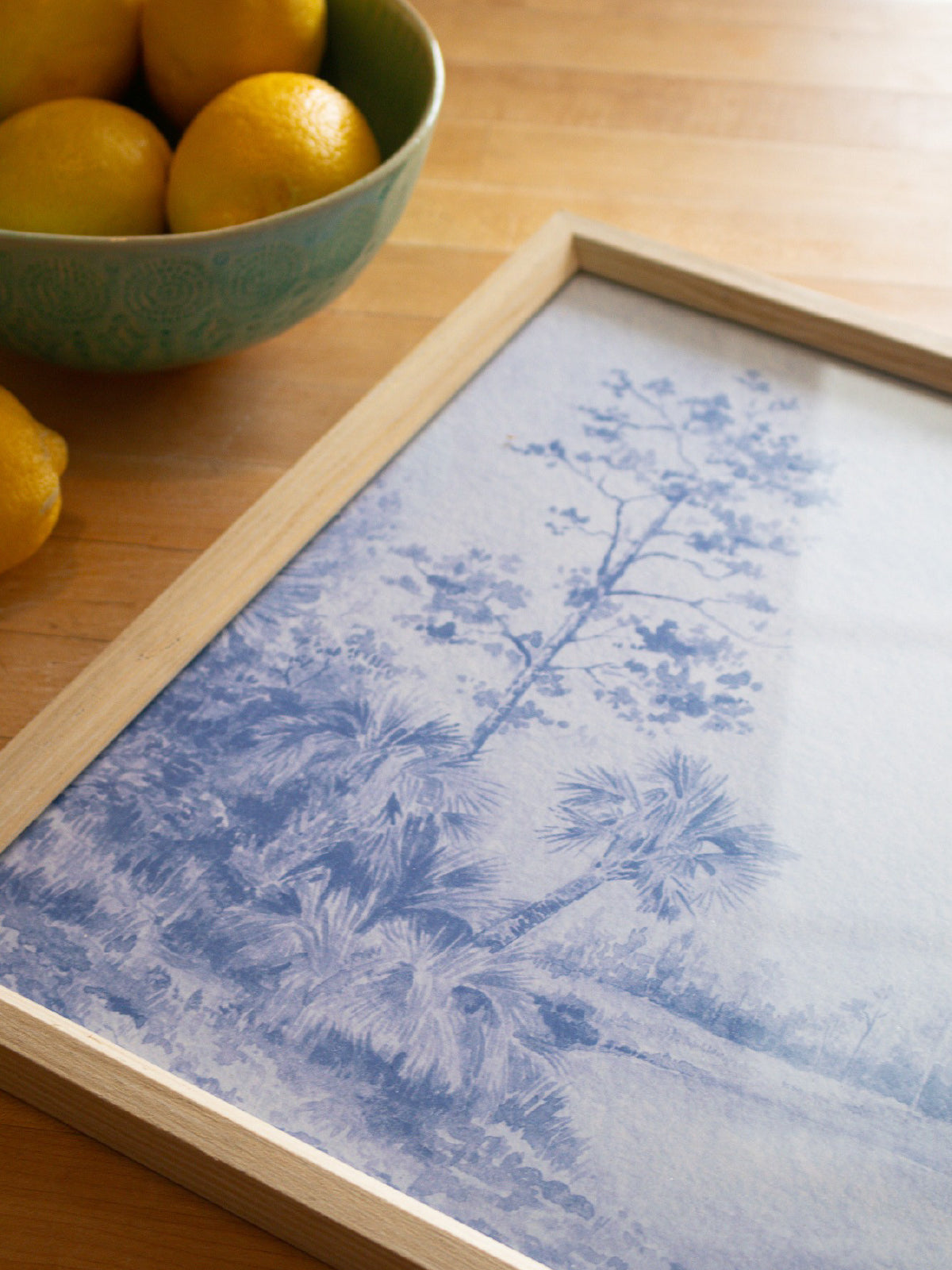 Loblolly Cornflower Celadon Exclusive Print