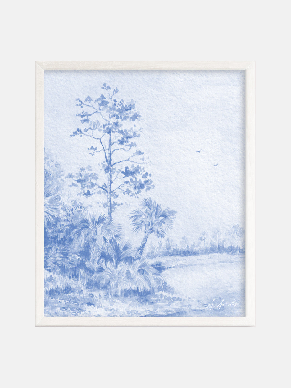 Loblolly Cornflower Celadon Exclusive Print
