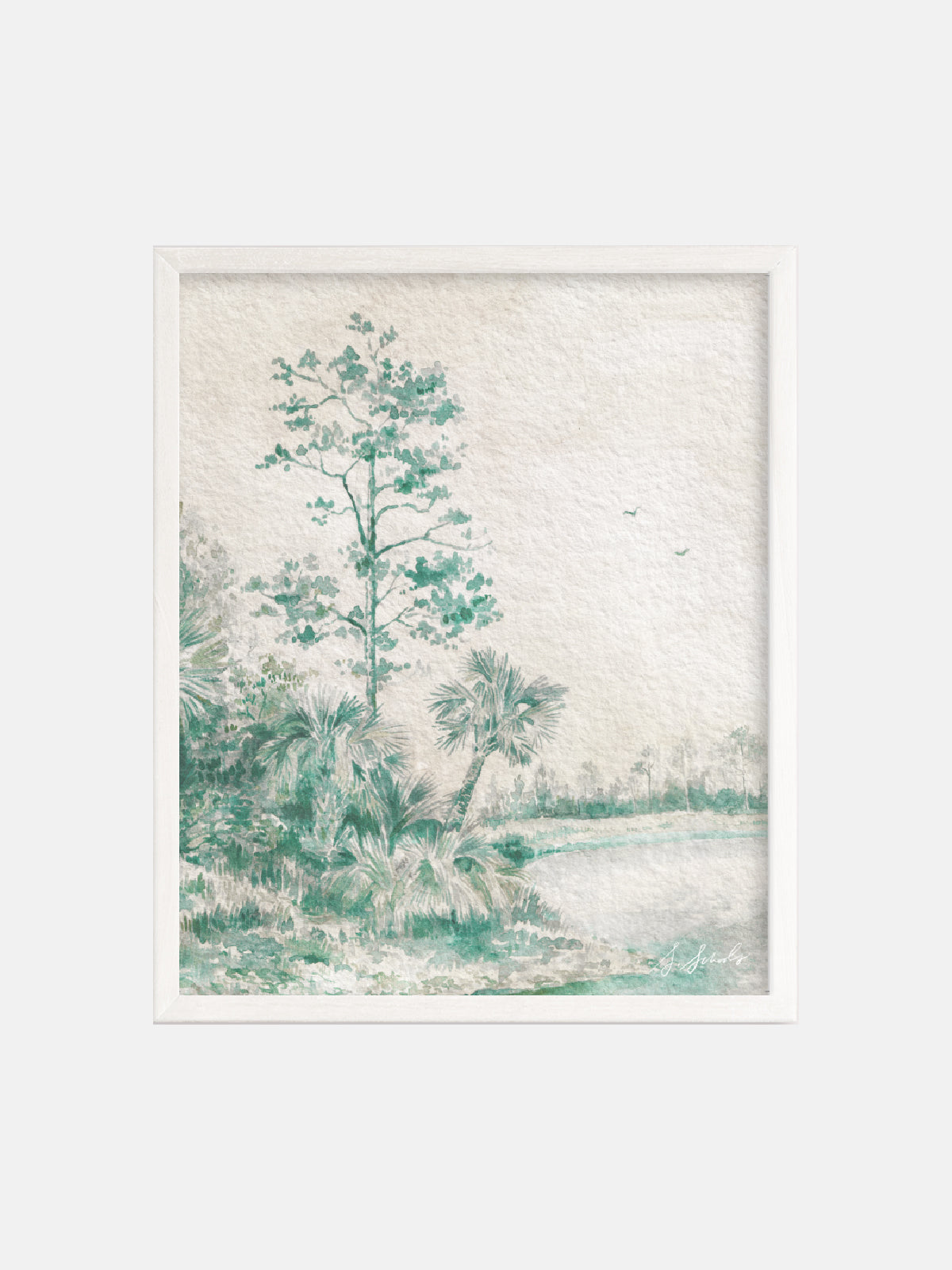 Loblolly Sand Celadon Exclusive Print