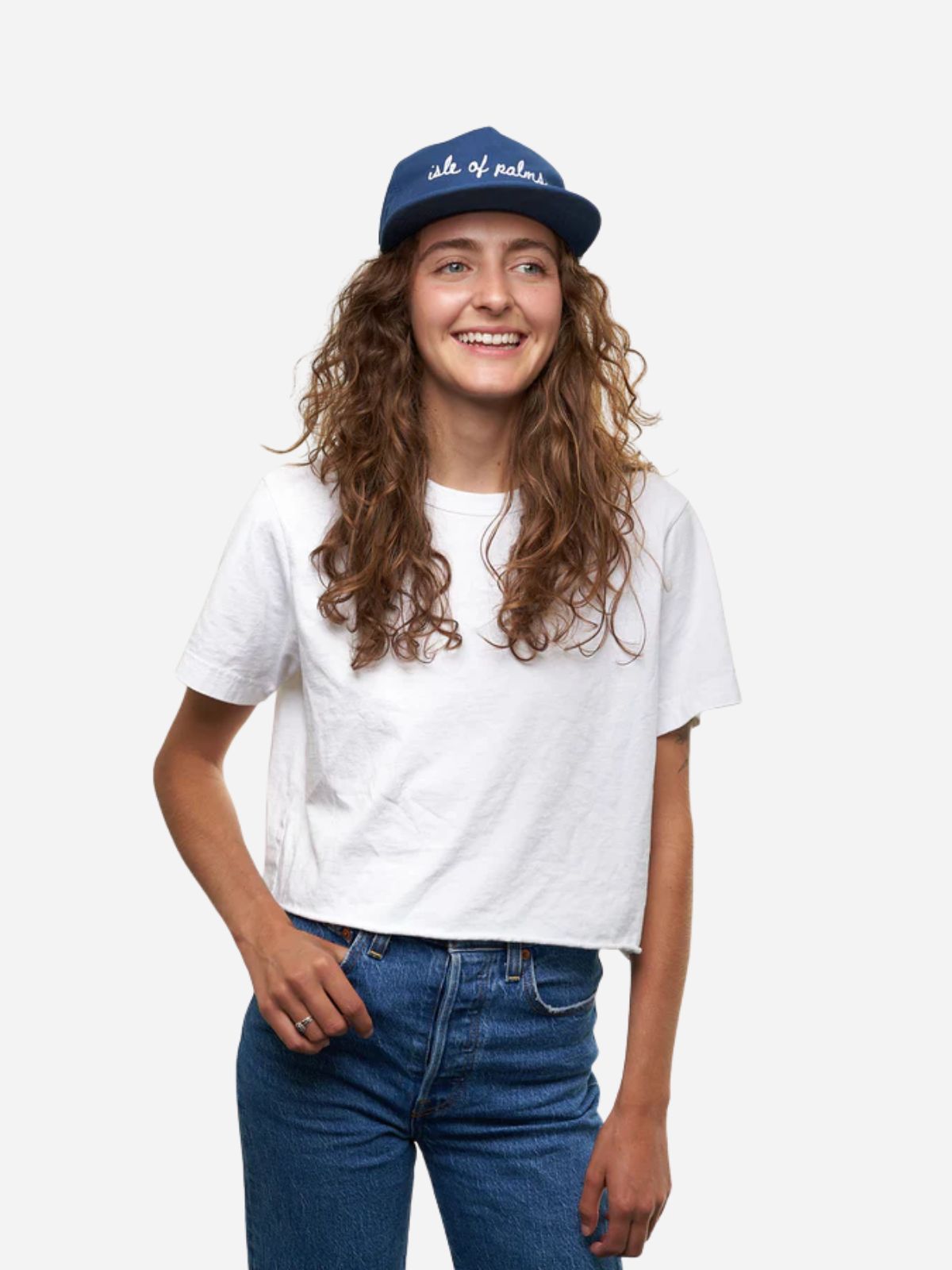 Isle of Palms Navy Rope Hat