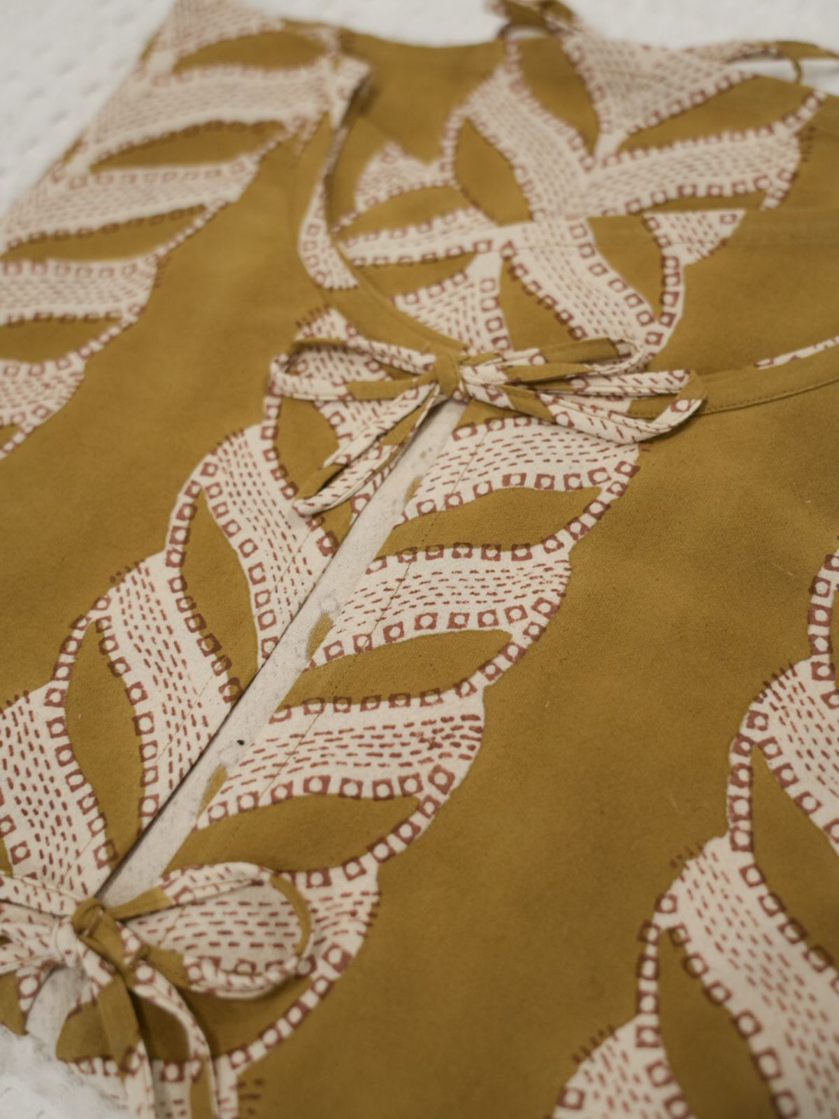 Celadon x Filling Spaces Claire Mustard Tree Skirt