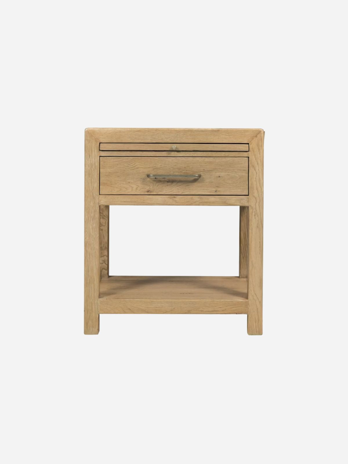 Driftwood One-Drawer Nightstand, Oak