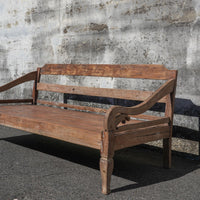 Antique Teakwood Javanese Bench