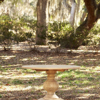 Estelle Round Dining Table, Carolina Sand Stain