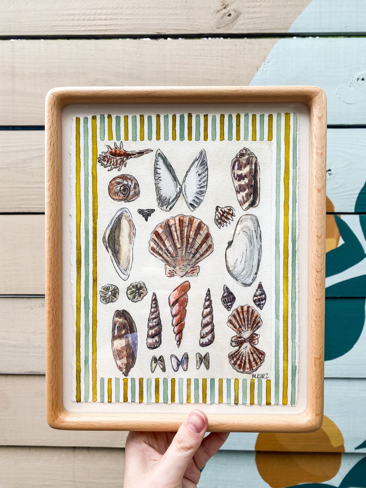 "Island Garden I" Celadon Exclusive Print by Makenzie Kurz