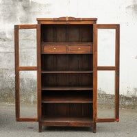 High Drawers Glass Cabinet