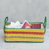 Hand-Woven Seagrass Basket
