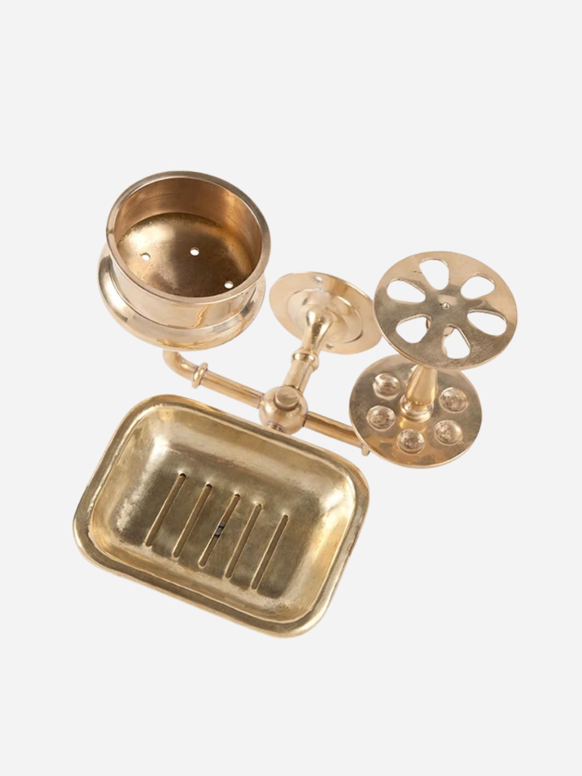 Solid Brass Bath Trio