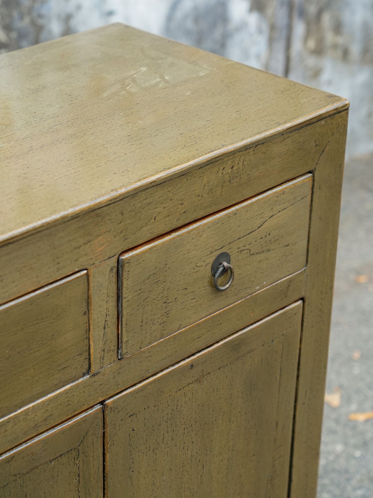 Olive Green Nightstand
