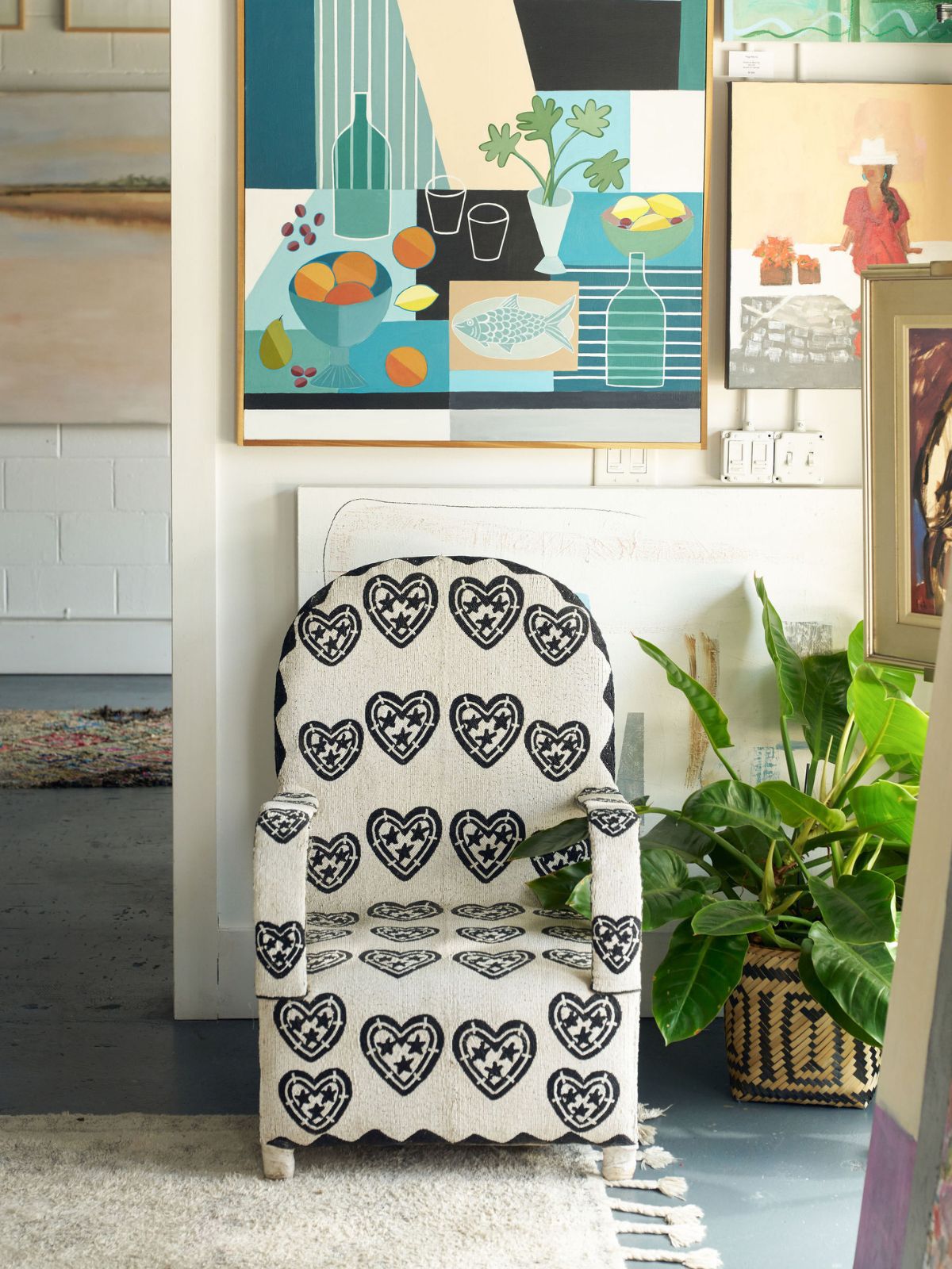 Yoruba Beaded Chair
