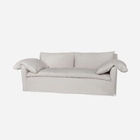 Donato Slipcovered Bench Sofa