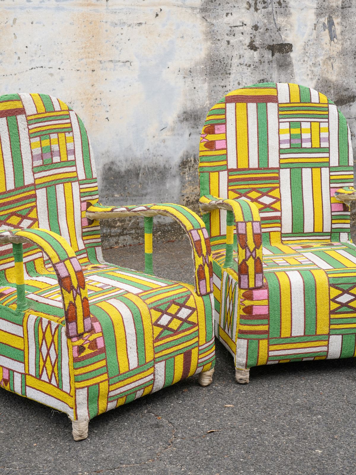 Yoruba Beaded Chair