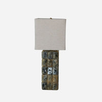 Marbled Resin Studded Table Lamp