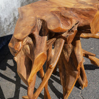 Johann Hand Crafted Teakroot Console