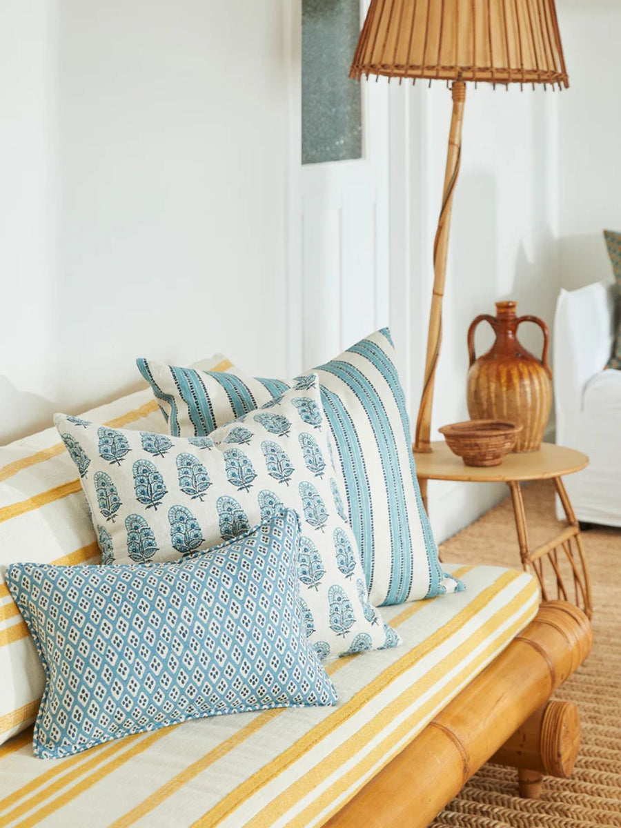 Kesula Image Kesula Denim Pillow – Celadon at Home