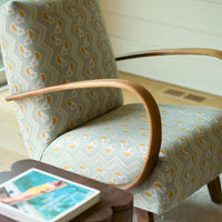 Halabala Chair in Blockshop Crescent Juniper
