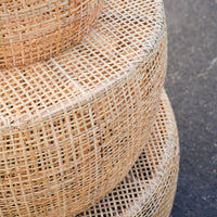 Nina Hand Woven Rattan Table