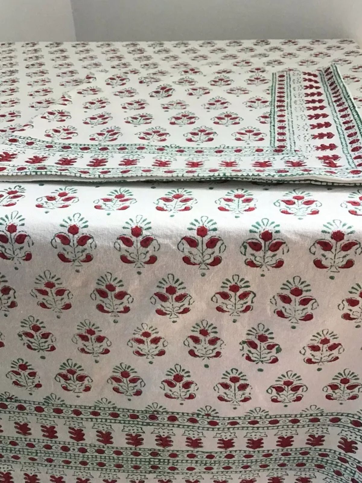 Alwar Red Tablecloth - 60"x120"