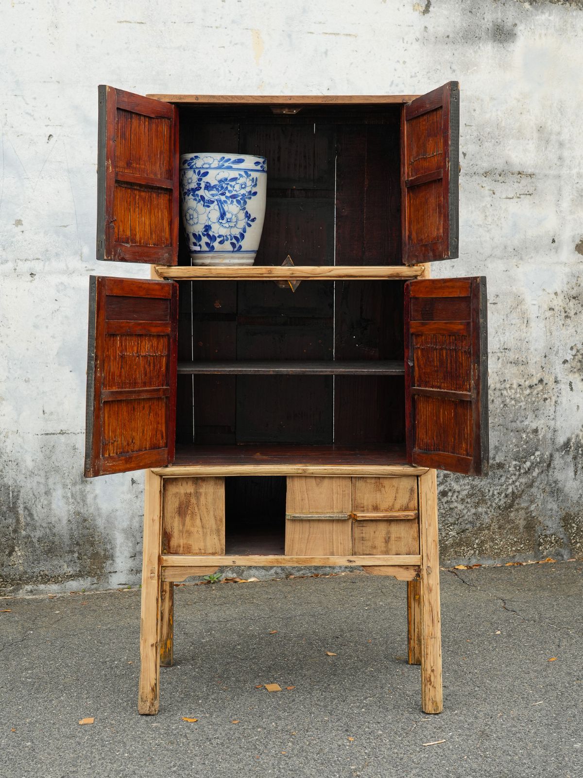 Antique Bamboo Cabinet