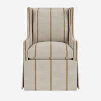Amber Falls Skirted Swivel Chair