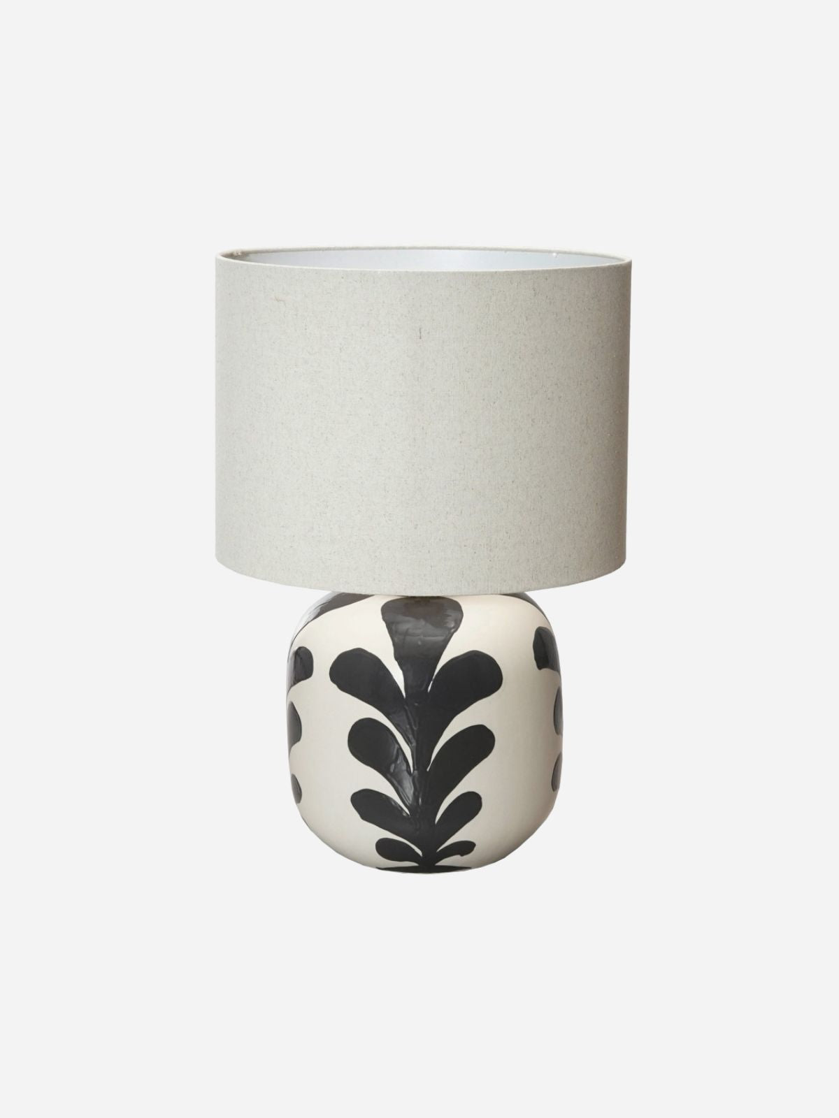 Stoneware Abstract Table Lamp