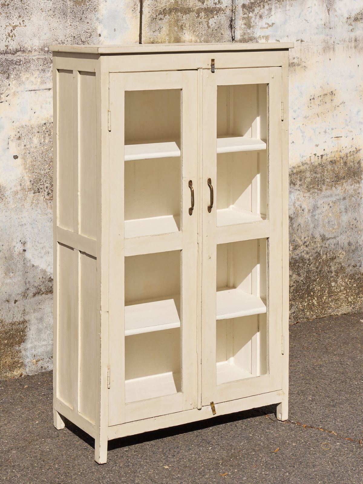 White Glass Cabinet
