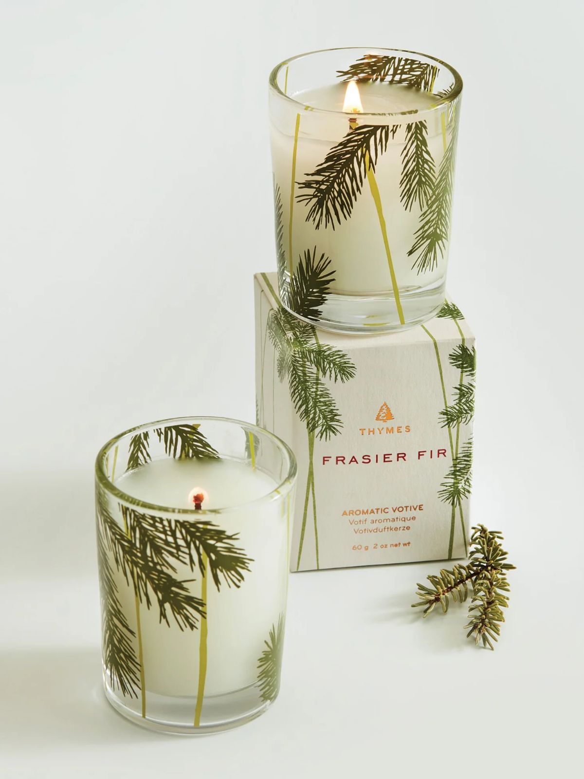 Frasier Fir Pine Needle Votive Candle