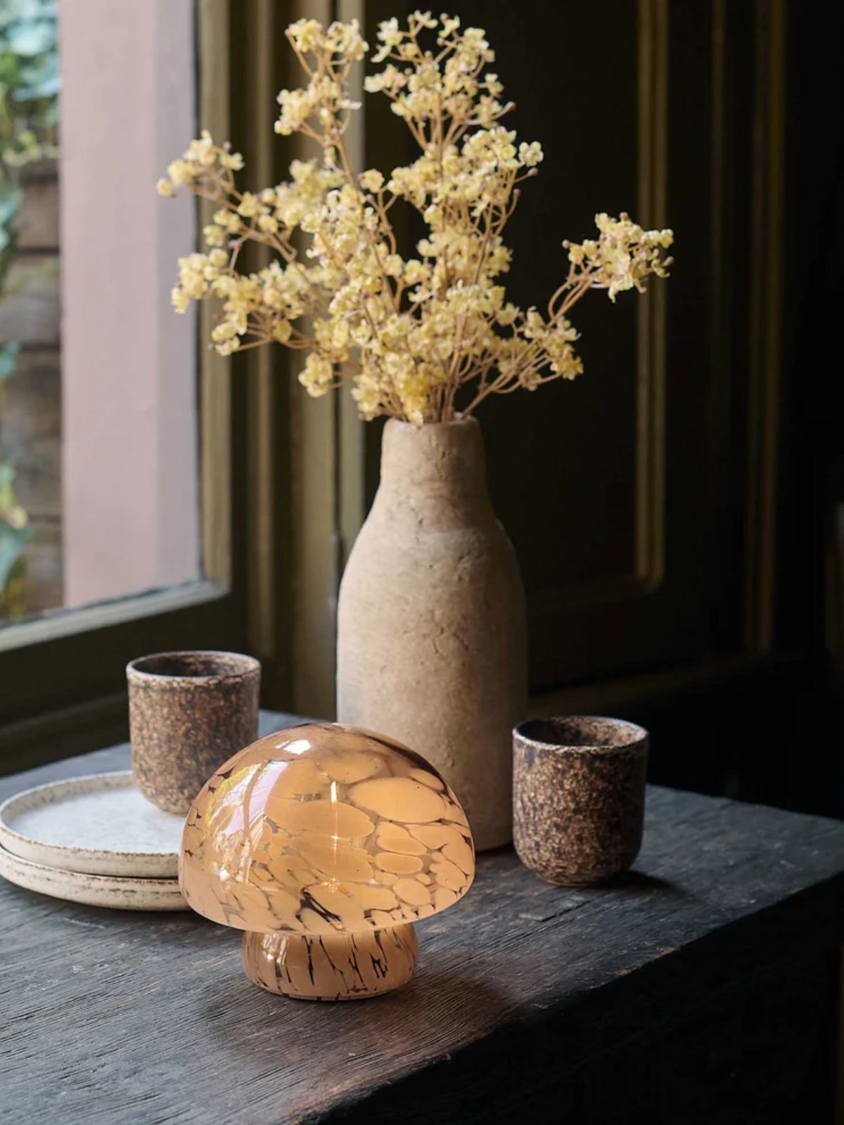 Pandora Portable Table Lamp, Caramel